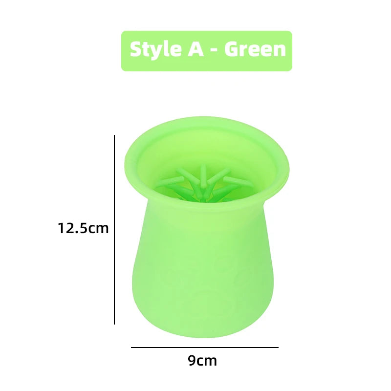 Dog Paw Cleaner Cup – Portable Silicone Pet Foot Washing Tool