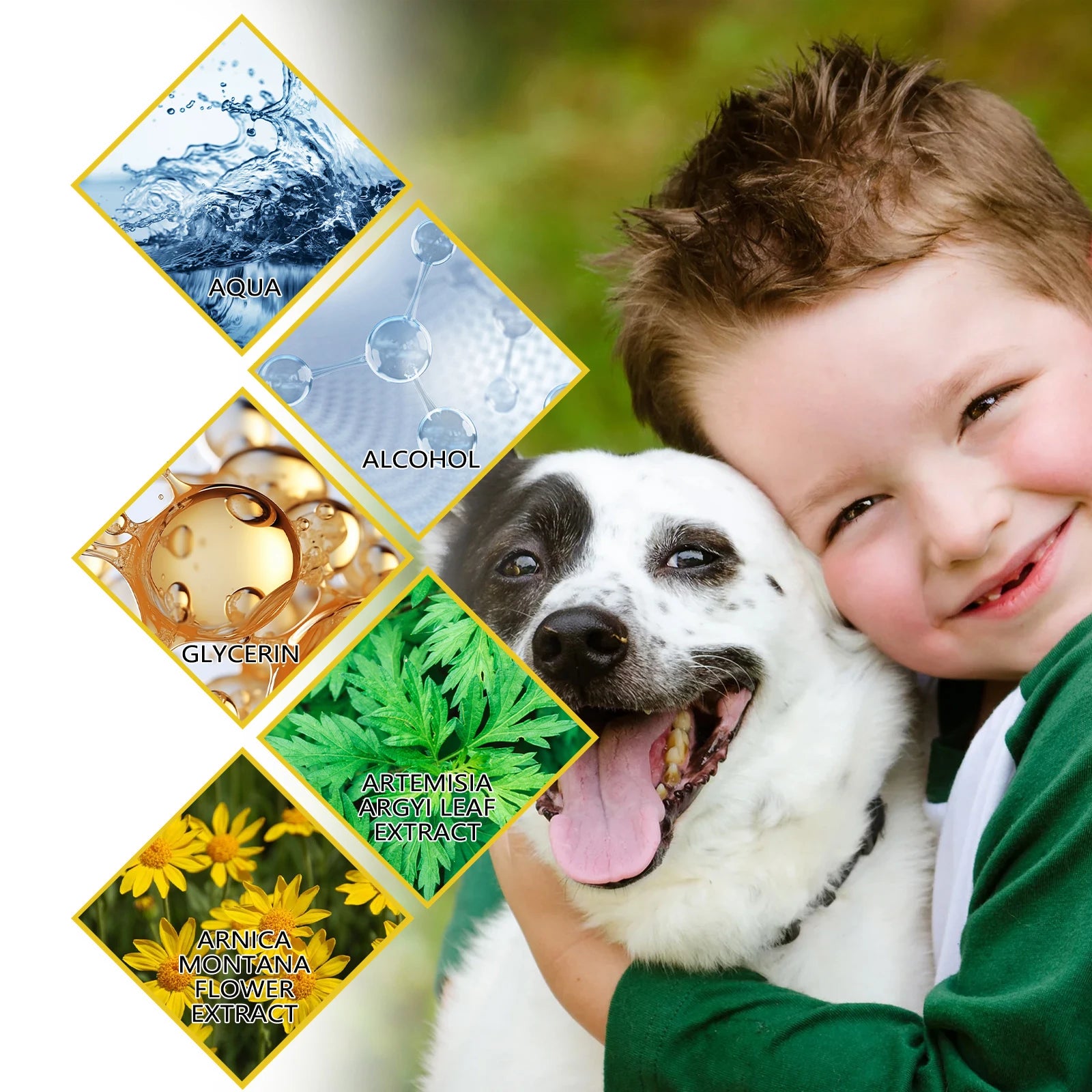 YEGBONG Pet Flea Tick Prevention Drops Fast Acting Waterproof Formula for Dogs and Cats with Sensitive Skin Vet Recommended