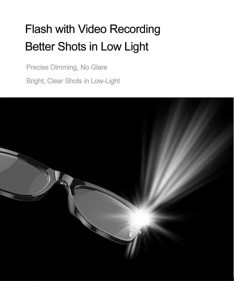 Lenovo 4K HD AI Smart Glasses Photochromic Multifunction Bluetooth Calling Voice Assistant Music Player Translate Camera Glasses