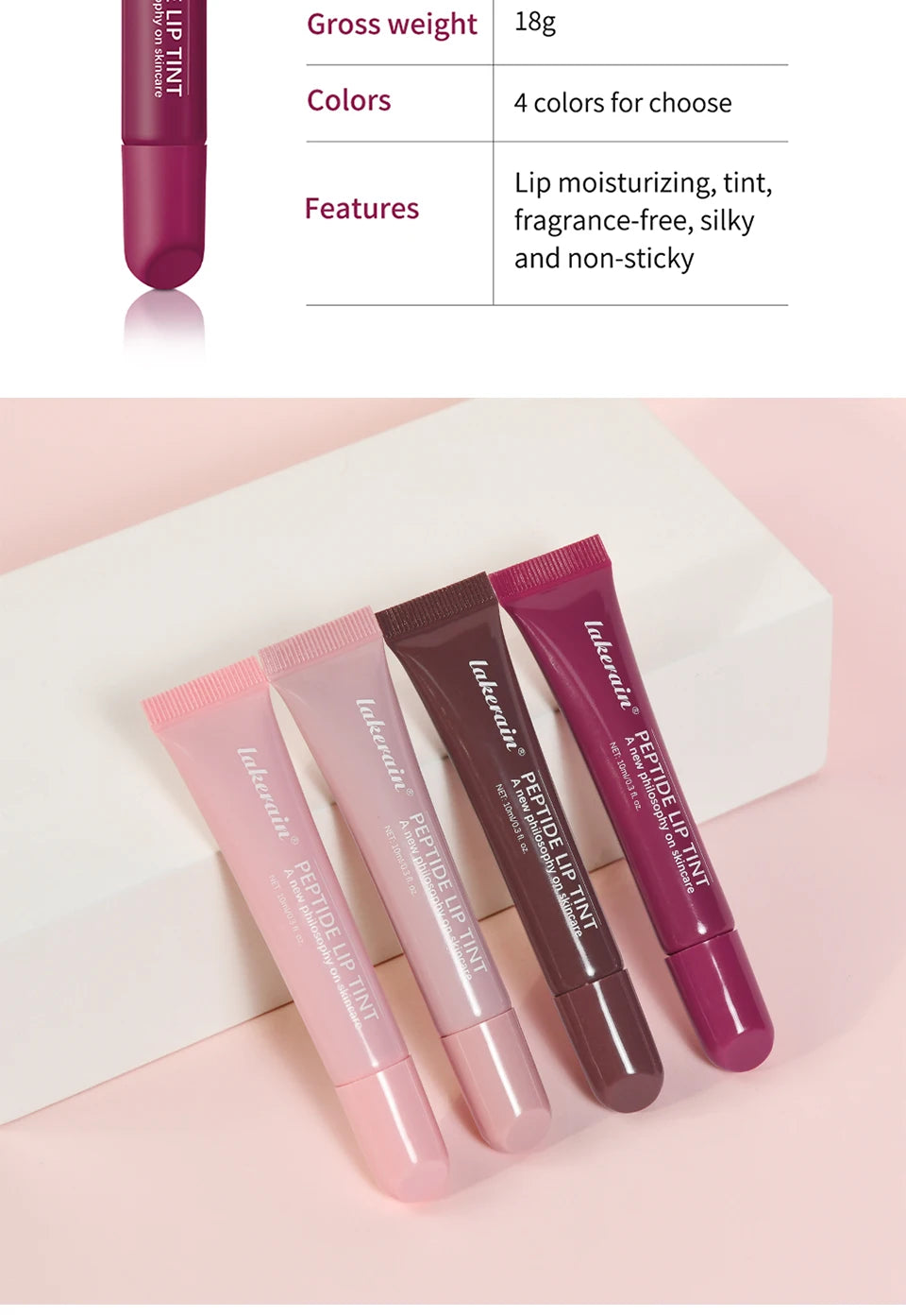 Hydrating 10ml Mirror Lip Glaze – Long-Lasting, Plumping & Nourishing Lip Oil