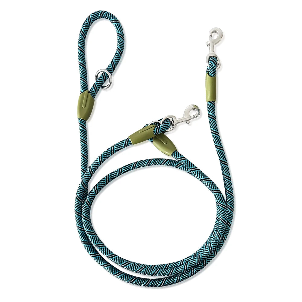 Reflective Nylon Dog Leash Hands Free Running Walking Lead for Small Medium Large Dogs