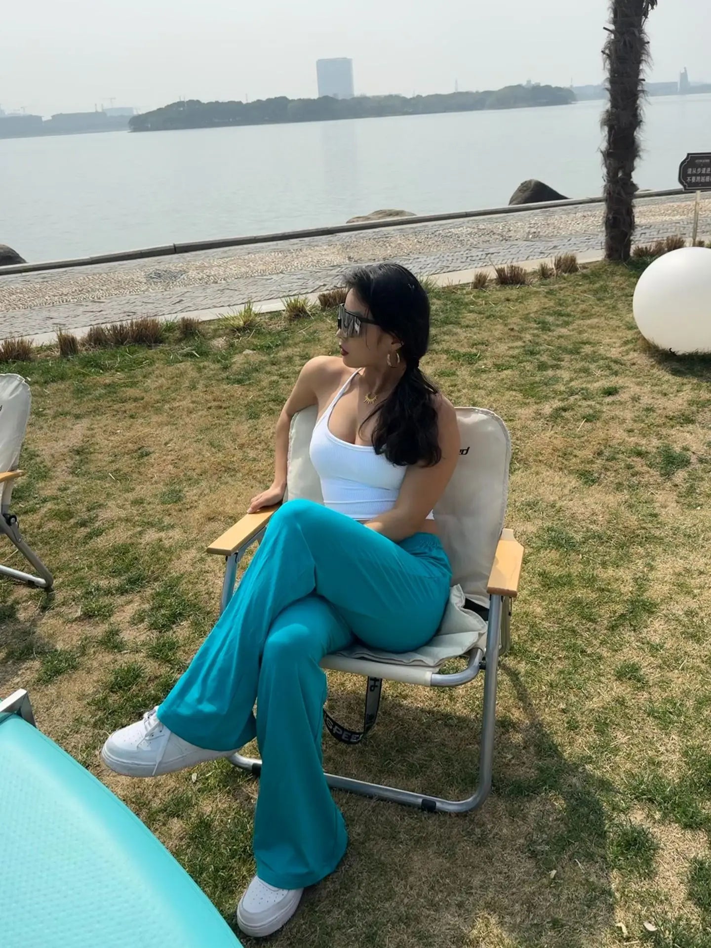 High-Waist Zipper Yoga Pants for Women