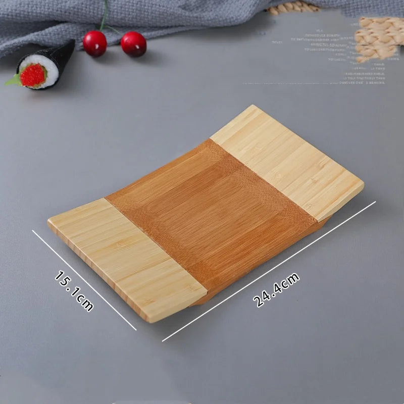 Bamboo Sushi Serving Board – Japanese Sashimi Boat Plate Tray