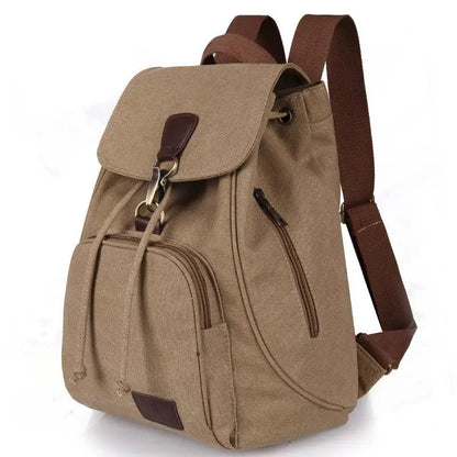 Large Capacity Women’s Canvas Backpack – Casual Vintage Travel & Outdoor Bag