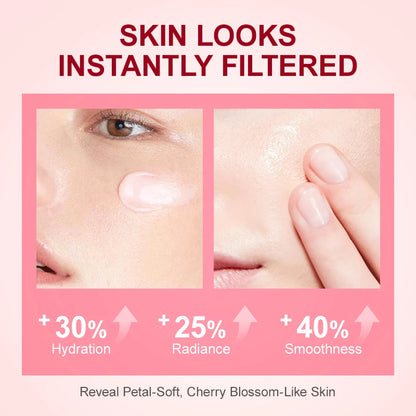 Retinol Anti-Wrinkle Face Set – Serum & Sakura Cream for Fine Lines Hydration & Anti-Aging