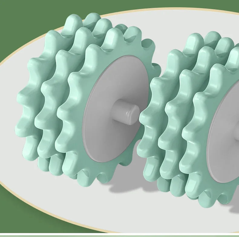 Ring Leg Massager Massage Roller Detachable Handles for Full Body Neck Shoulder Abdominal Muscle Slimming Relaxation