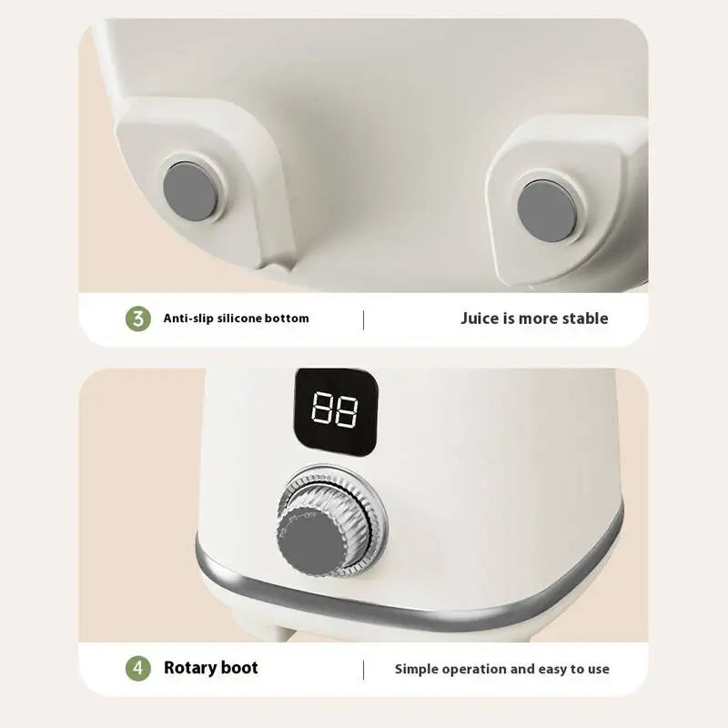 Portable USB Rechargeable Blender Mini Fruit Juicer Ice Crusher Smoothie & Milkshake Maker Travel Blender
