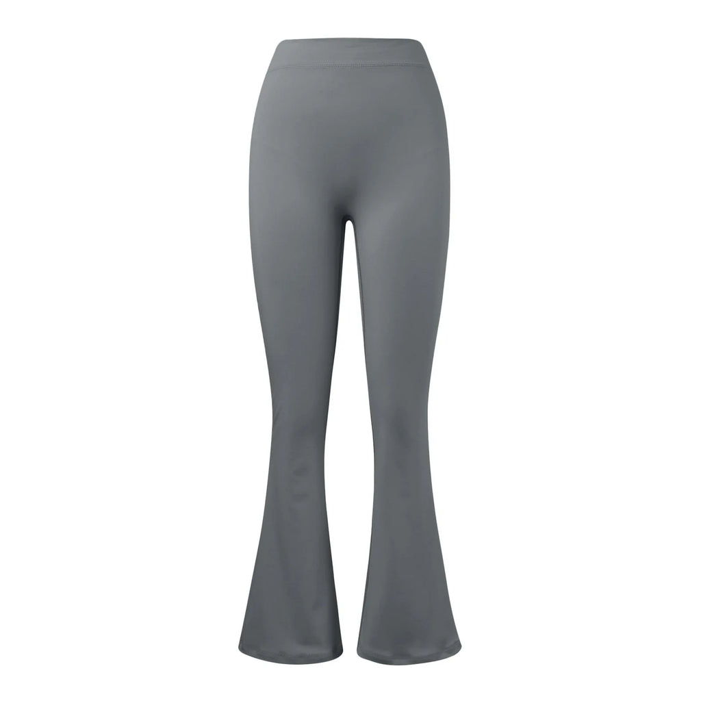 Sexy Yoga Flare Pants Women V-Cut Waist High Waist Push Up Butt Fitness Leggings Comfort Fit Gym Running Fashion Slim Leggings