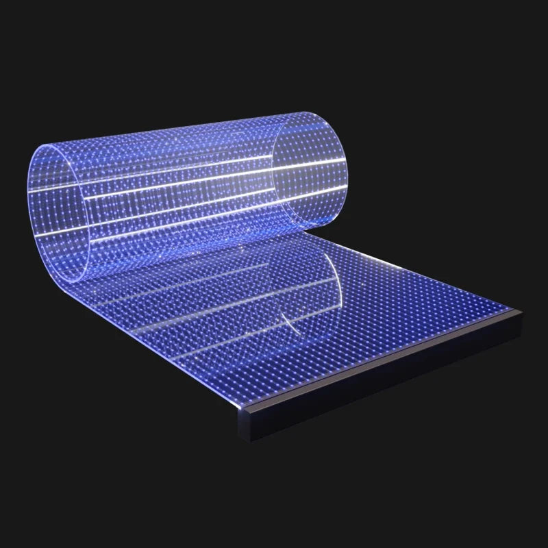 Film Transparent LED Screen Display P10/P8/P6/P4 Flexible Adhesive Crystal Film Glass for Shopping Mall Advertising
