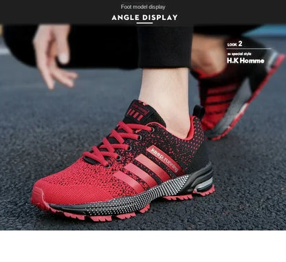 Men’s Summer Breathable Mesh Sneakers – Lightweight Casual & Running Shoes