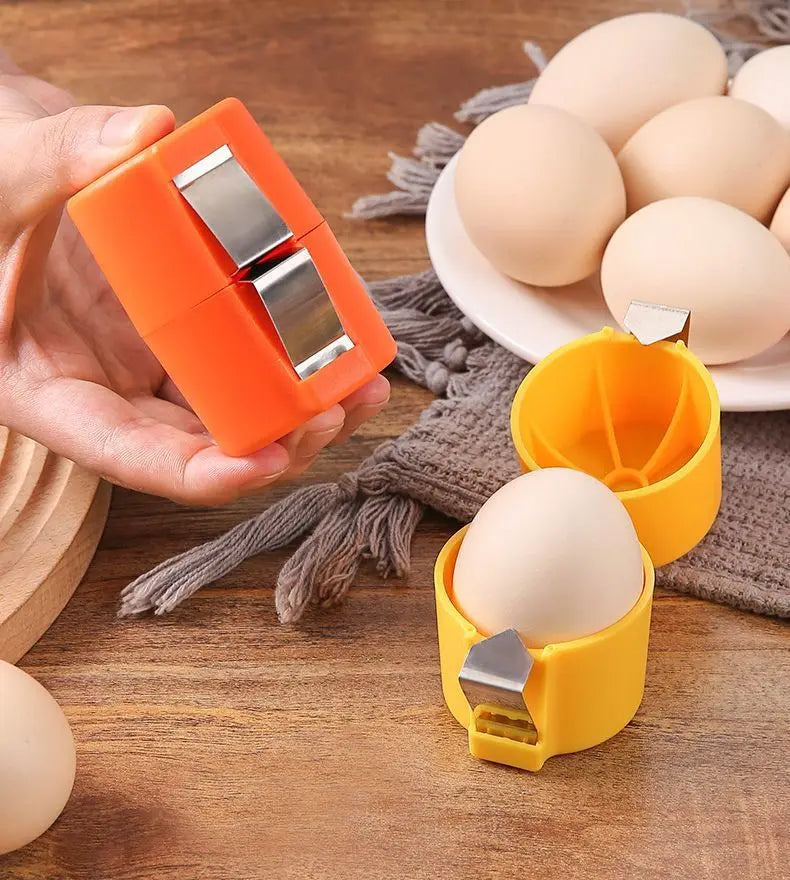 Portable Eggshell Opener & Handheld Egg Beater – Kitchen Egg Tools for Easy Cooking