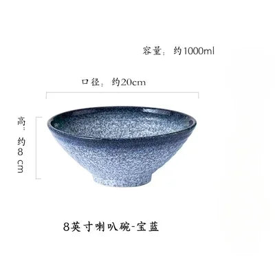 Japanese Ceramic Bowl Set – Creative Ramen & Soup Tableware