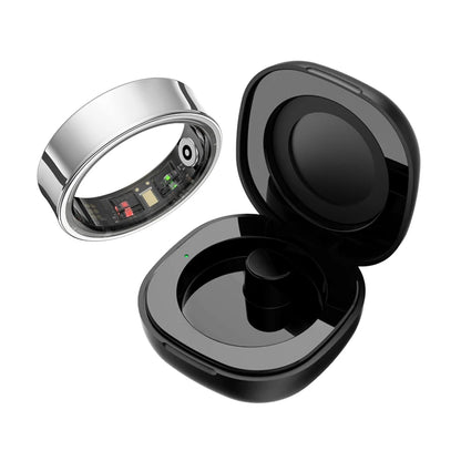 Smart Health Tracking Ring with Charging Case