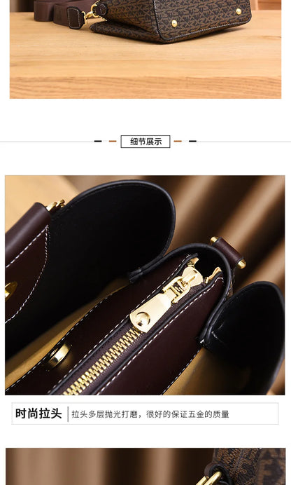 Stylish Women’s PU Shoulder Bag – Soft Messenger Handbag with Zipper & Flap Pocket