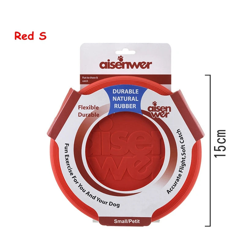 Silicone Dog Flying Disc – Soft Non Slip Training Frisbee Toy