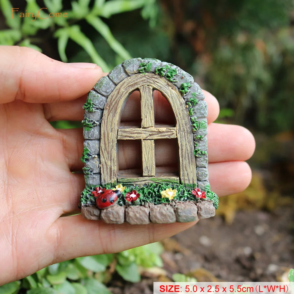 Mini Fairy Garden Figurines – Resin Fairy Statue Garden Decor