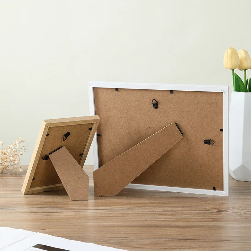 Wooden Photo Frame – Wall Hanging Picture Frame Stand for Photos