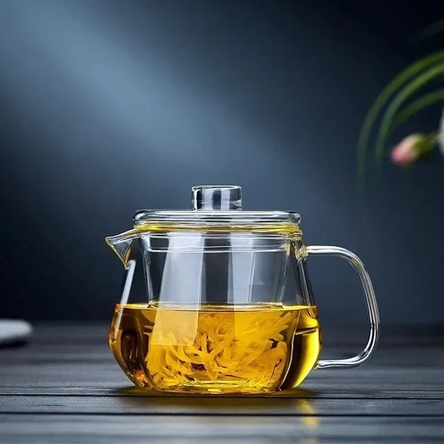 Penguin Shape Glass Teapot – Borosilicate Chinese Tea Pot with Filter