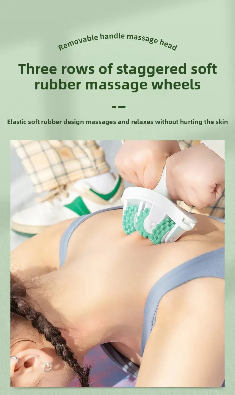 Ring Leg Massager Massage Roller Detachable Handles for Full Body Neck Shoulder Abdominal Muscle Slimming Relaxation