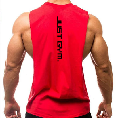 Men’s Gym Tank Top – Dropped Armholes Sleeveless Workout & Fitness Vest for Training & Jogging