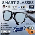 AI Smart Glasses 800W HD Pixel Camera Video Recording Outdoor Sport Sunglasses ChatGpt Translation Voice Call Bluetooth glasses