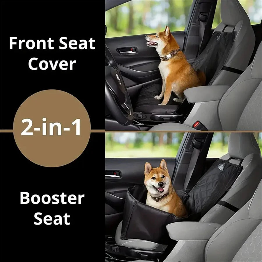 Quilted Waterproof Dog Car Seat Cover – Anti-Slip for Cars, Trucks & SUVs