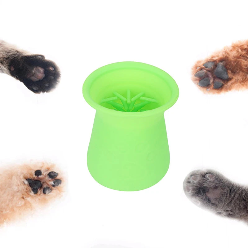 Dog Paw Cleaner Cup – Portable Silicone Pet Foot Washing Tool