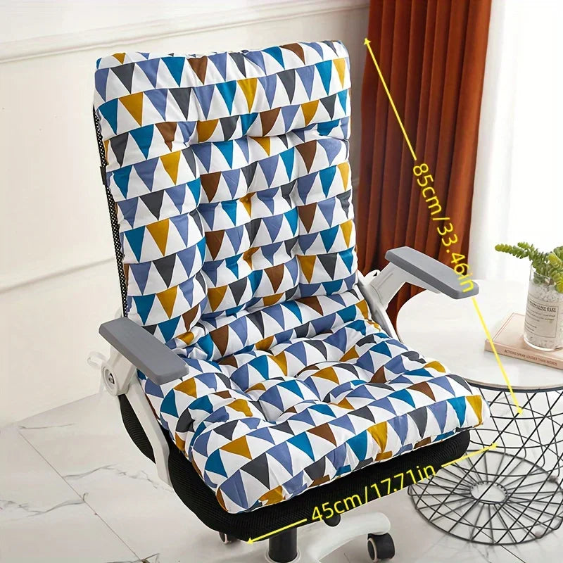 Ergonomic Office Chair Cushion with Integrated Backrest Support - Suitable for Multifunctional Use of Home and Car Seats