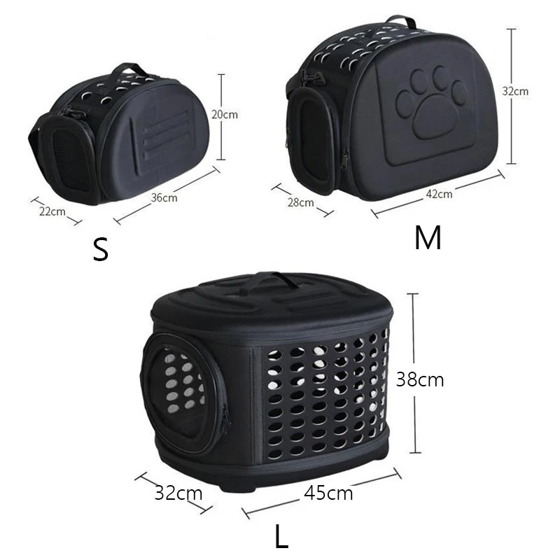 EVA Cat Slings Shoulder Bags Solid Mesh Pet Carrier Bag for Cats Dogs Within 7.5 kg Rabbit Animals Outdoor Travel mochila gato