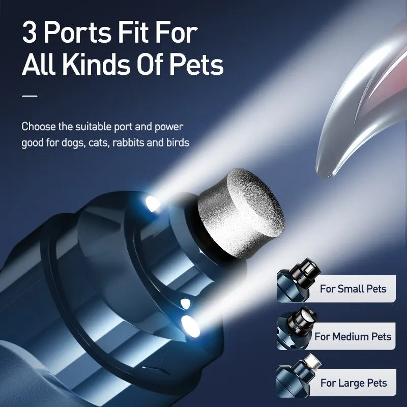 ROJECO N30 Electric Pet Nail Grinder – Rechargeable Dog & Cat Clipper