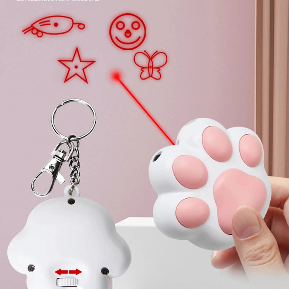 Rechargeable Laser Cat Toy – 5 Pattern Interactive Pet Chaser