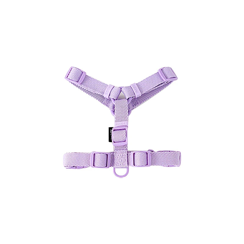 Adjustable Dog Harness & Leash Set – Reflective Macaron Pet Walking Gear
