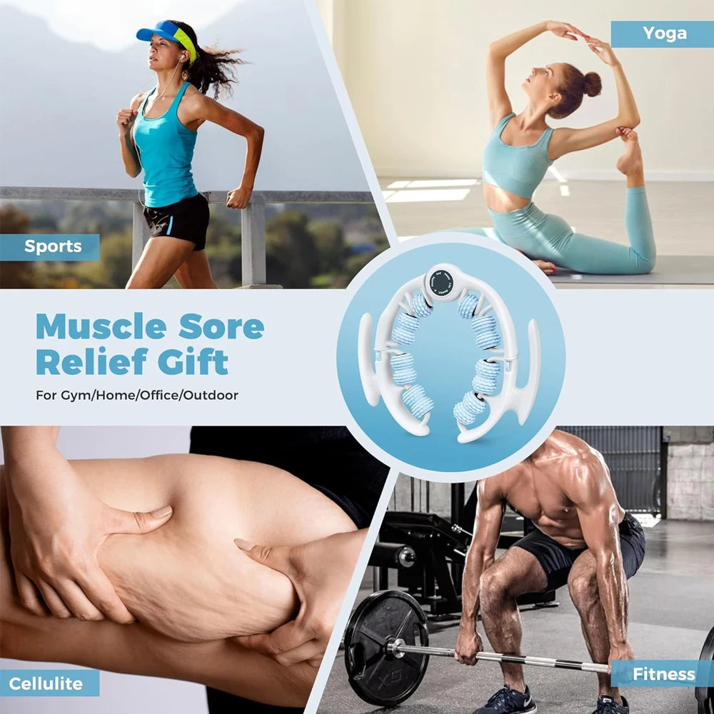 1pcs  Anti-Cellulite Roller Lymphatic Drainage Massager Fascia Blaster for Contoured Smoother Skin Sore Arms Relief Tool