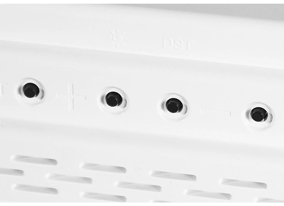 LED Digital Wall Clock with Voice Control