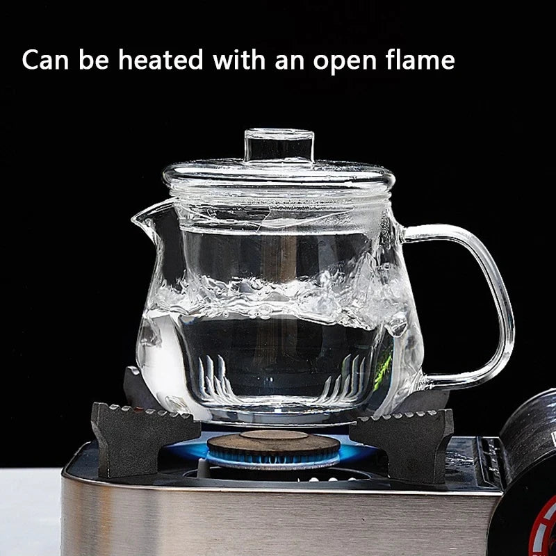 Penguin Shape Glass Teapot – Borosilicate Chinese Tea Pot with Filter
