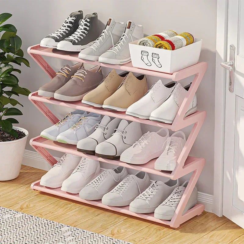 Economical Storage Rack Space Saving Storage Cabinet Simple Multi-layer Quick Assembly Shoe Rack, Home Entrance Dormitory
