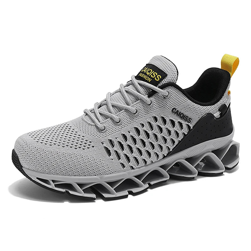 Men’s Lightweight Breathable Running Sneakers – Shock-Absorb Gym & Casual Shoes