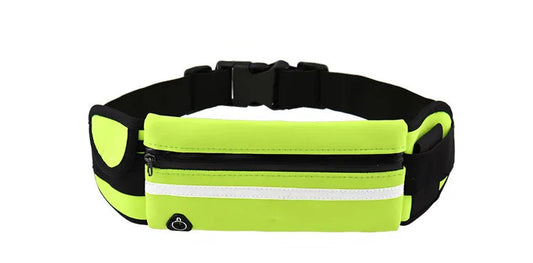 Outdoor Sports Waist Phone Bag with Reflective Strip – Adjustable Running & Cycling Belt