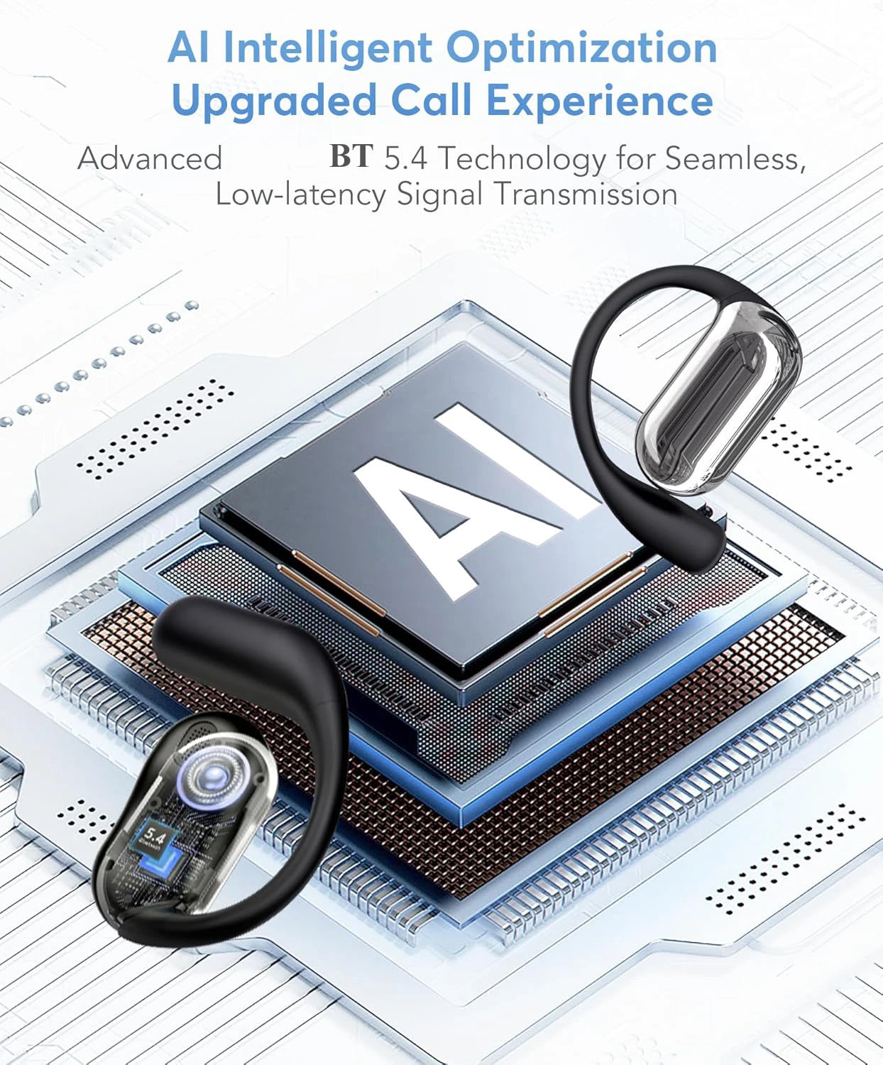 AI Translator Earbuds – 144 Languages, Noise-Cancelling Bluetooth for Travel & Business