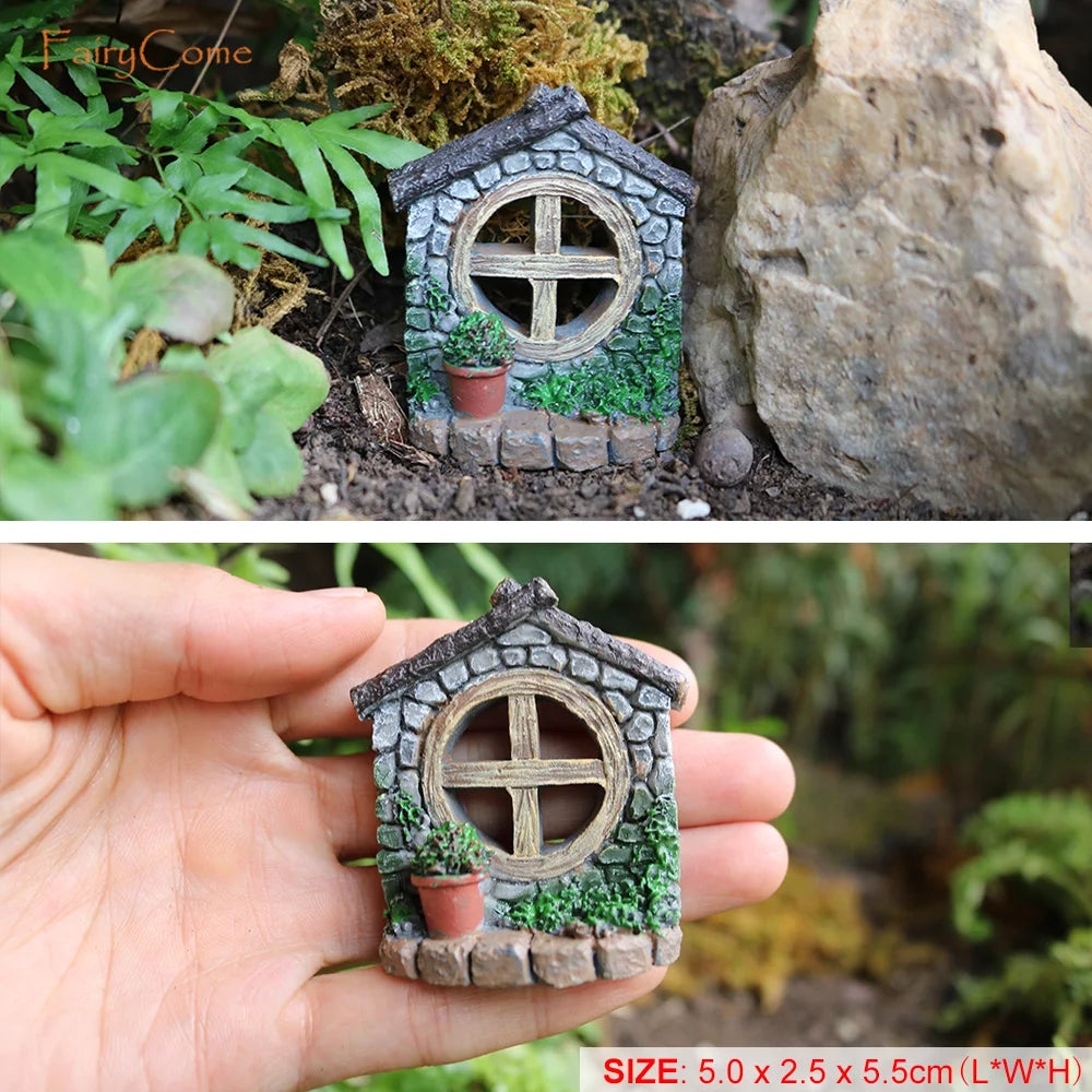 Mini Fairy Garden Figurines – Resin Fairy Statue Garden Decor