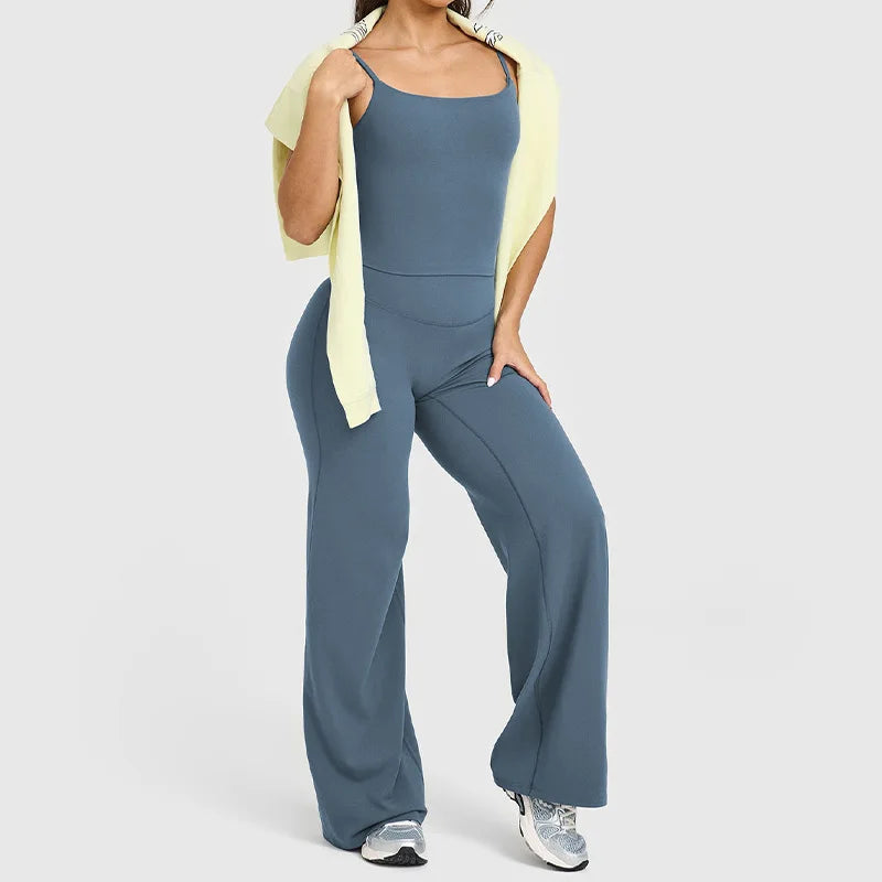 Sports straight-leg pants for women without embarrassment wide-leg pants yoga breathable fitness clothing versatile casual pants
