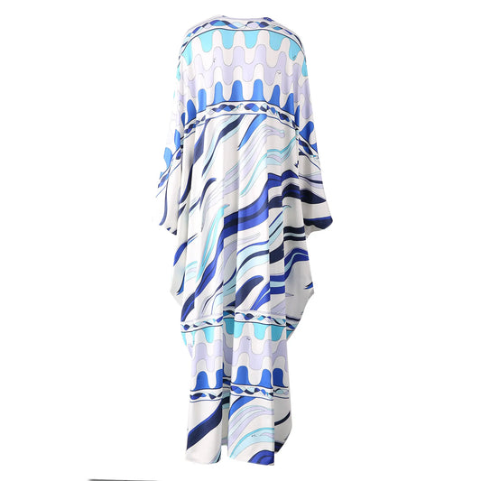 Elegant Women's Printed Maxi Dress – Casual Comfortable & Breathable Summer Wear