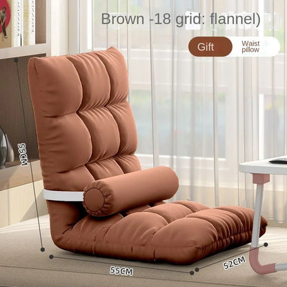 4-in-1 Adjustable Chaise Lounge Sofa Bed with Pillow – 15-Position Floor Lounger