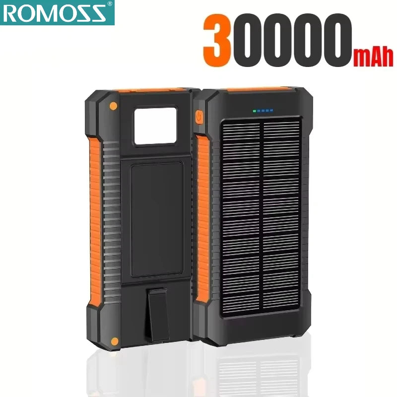ROMOSS Solar Power Bank – 120W 500000mAh Fast Charging Battery