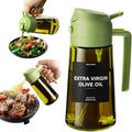 470ml Olive Oil Sprayer Bottle – 2 in 1 Oil Dispenser & Cooking Spray