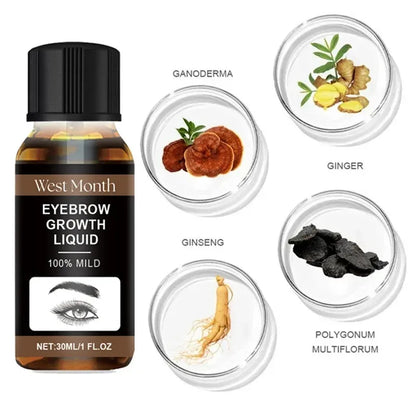 Eyebrow Growth Serum for Thicker, Fuller Brows – Nourishing Liquid Treatment 15ml