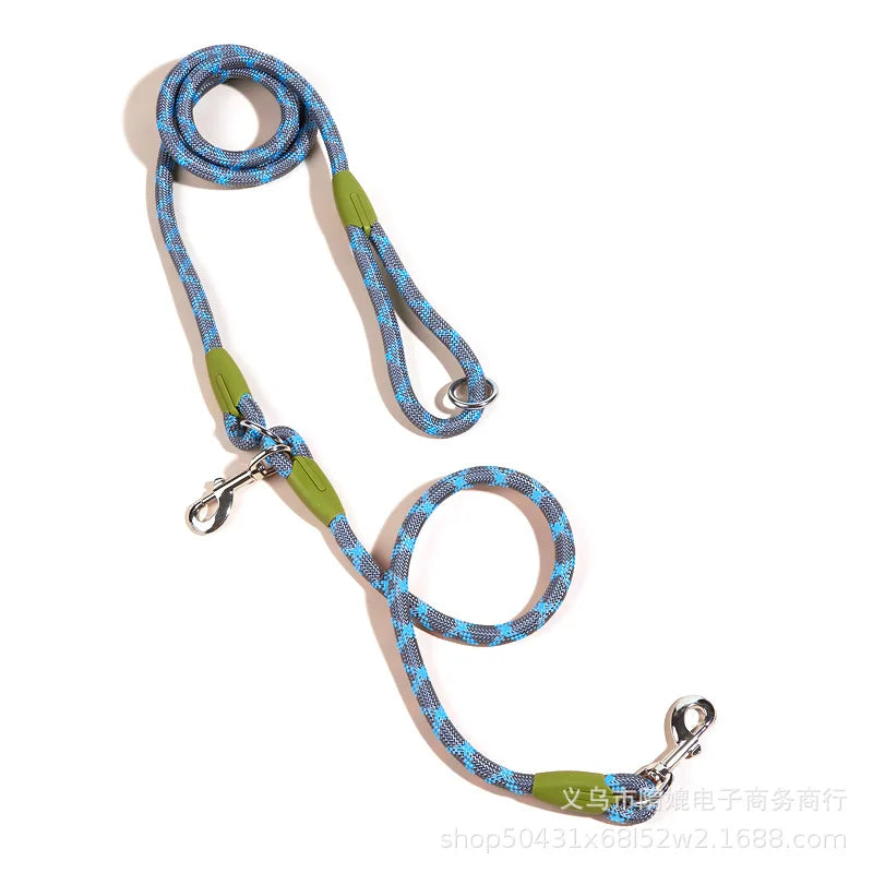 Reflective Nylon Dog Leash Hands Free Running & Walking Lead for Small Medium Large Dogs