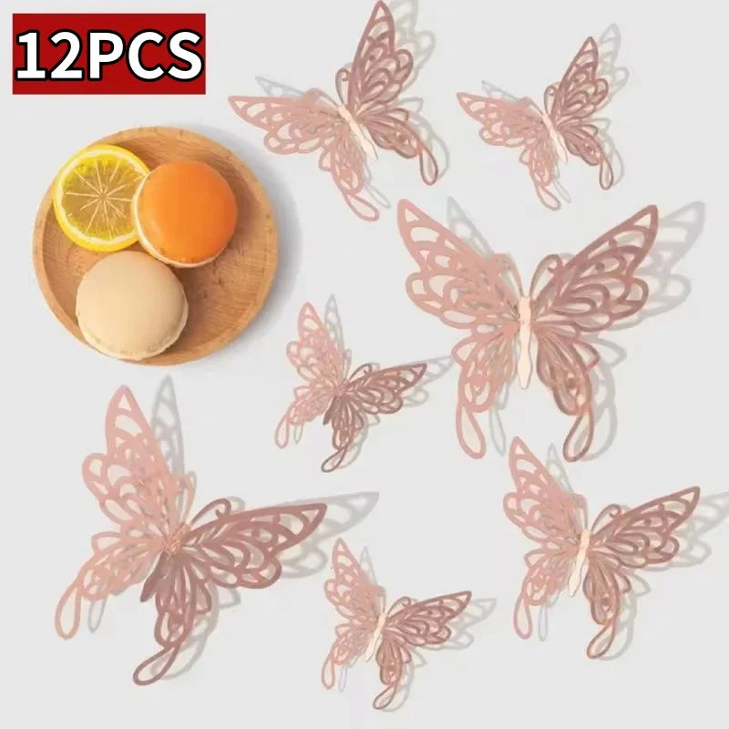 3D Butterfly Wall Stickers – DIY Decorative Butterflies for Home Decor