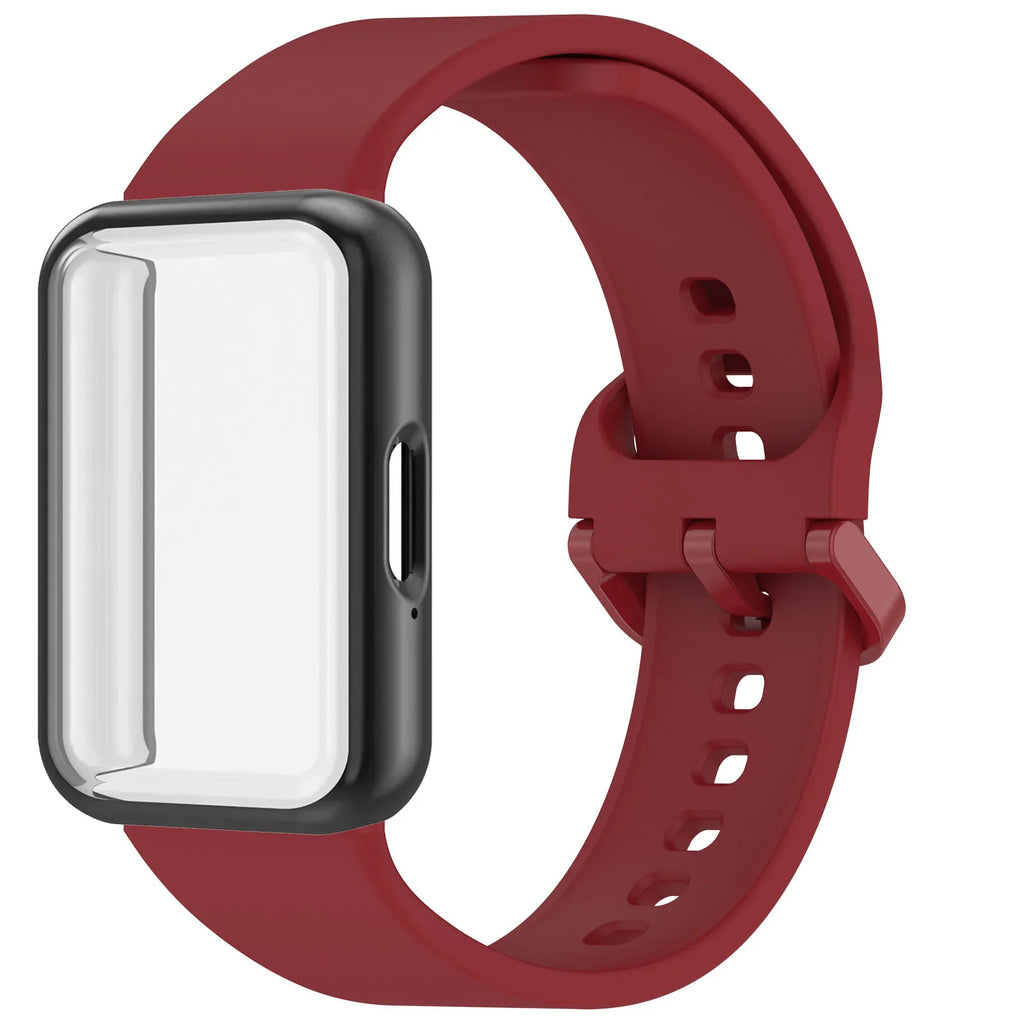 Samsung Galaxy Fit 3 Strap & Case – Silicone Band Cover Kit