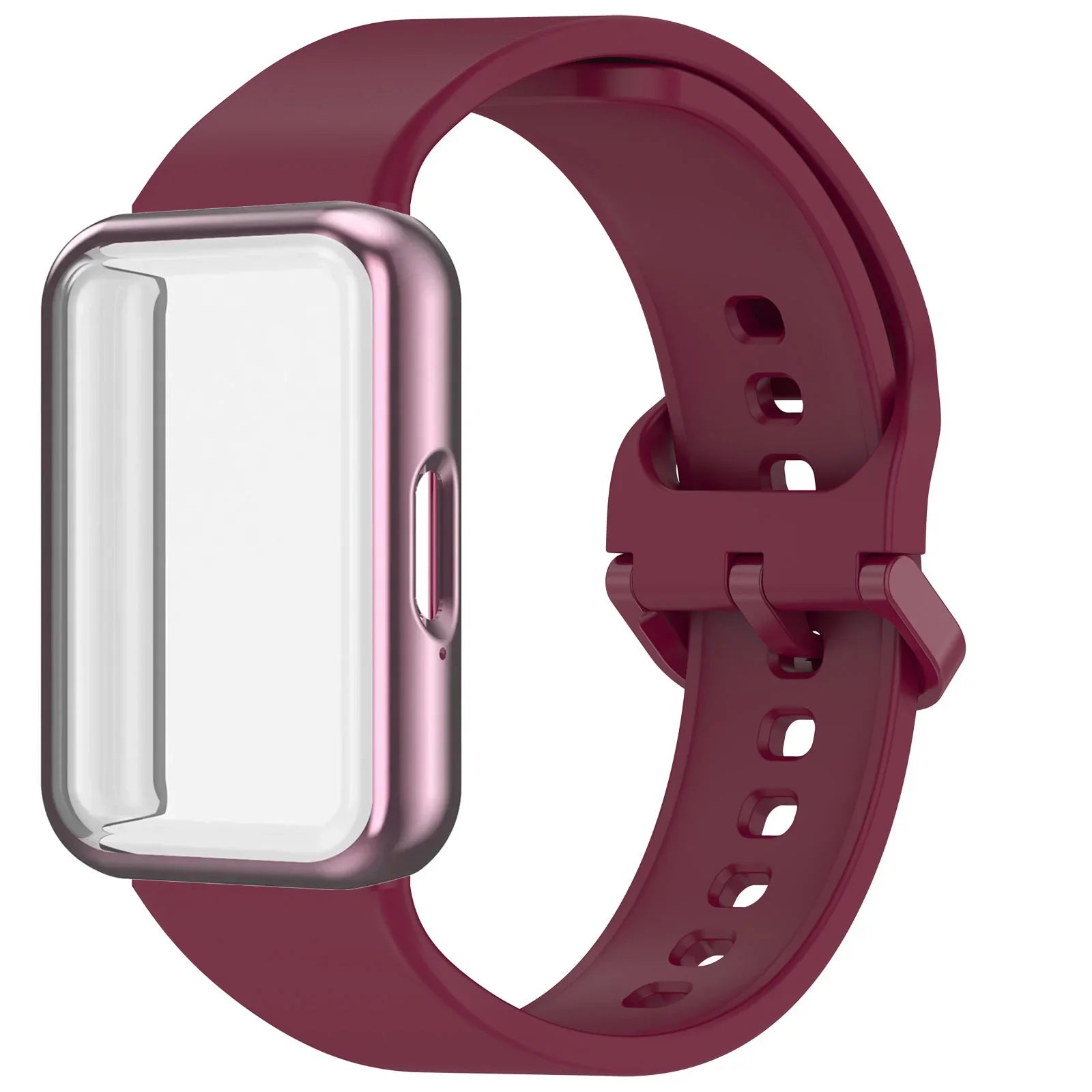 Samsung Galaxy Fit 3 Strap & Case – Silicone Band Cover Kit
